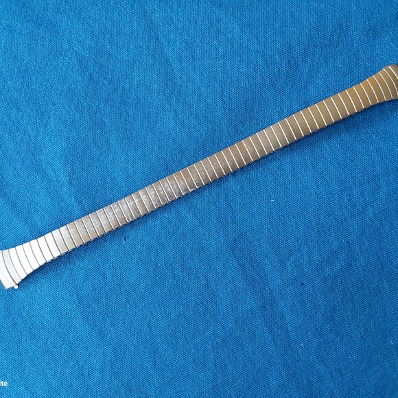 Speidel gold tone flexible metal watch band Twist-o-flex original case 10-13 mm - Picture 3 of 7